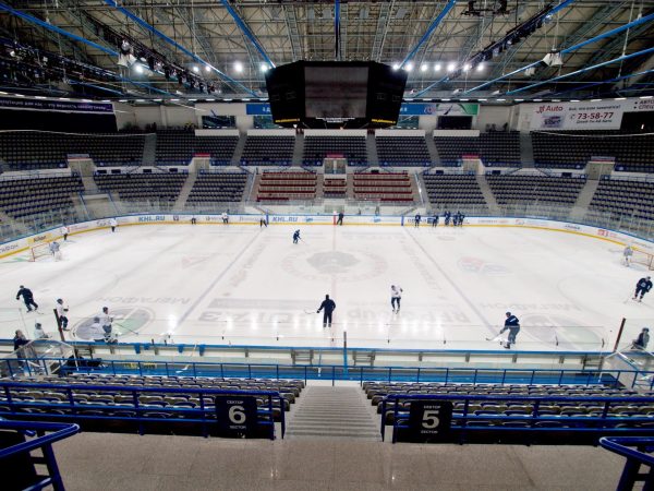 Trénink týmu KHL
