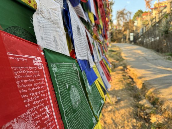 Tibetské modlitební vlaječky