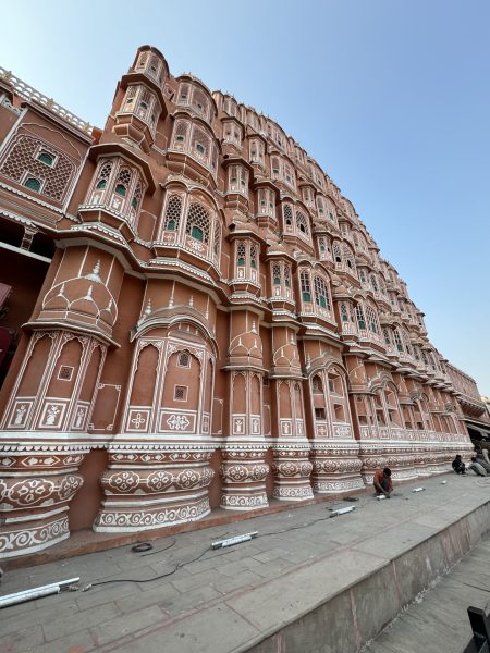 Palác Hawa Mahal v Džajpuru patří mezi nádherné stavby