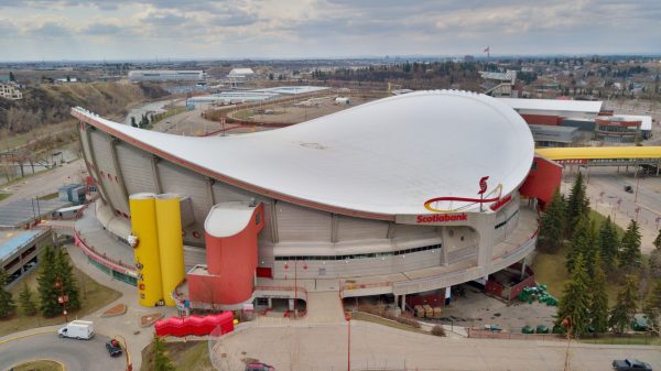 Hokejová aréna Scotiabank Saddledome v Calgary