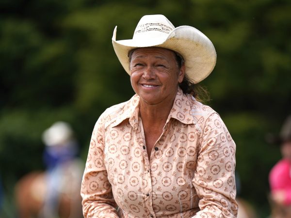 Kovbojové na rodeu